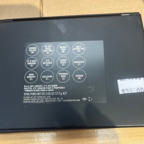 MAC It's Designer Art Library Eye Shadow Palette - Picture 5 of 6